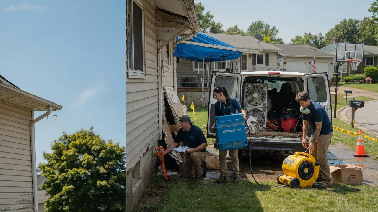 Ceiling Leak Cleanup in Harleysville, PA near me